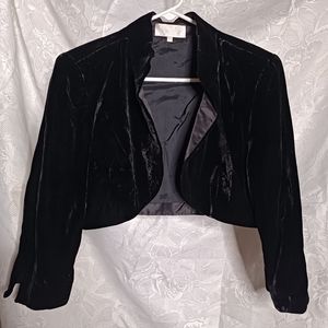 Badgley Mischka Black Jacket Size 12
